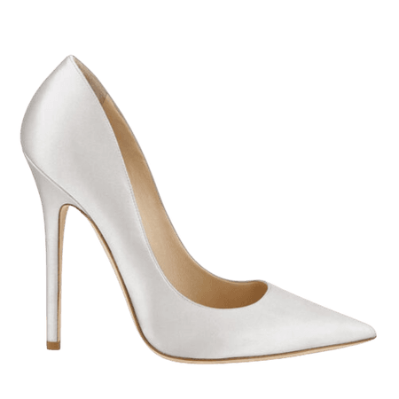 Anouk Pointy Toe Pumps in Satin