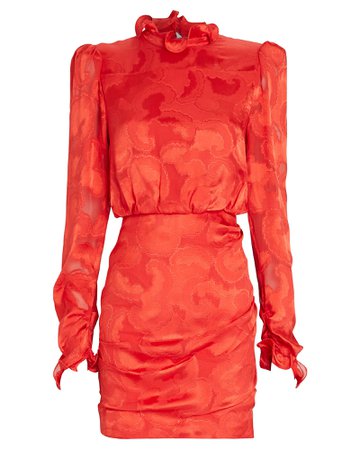 Saloni Rina Jacquard Mini Dress | INTERMIX®