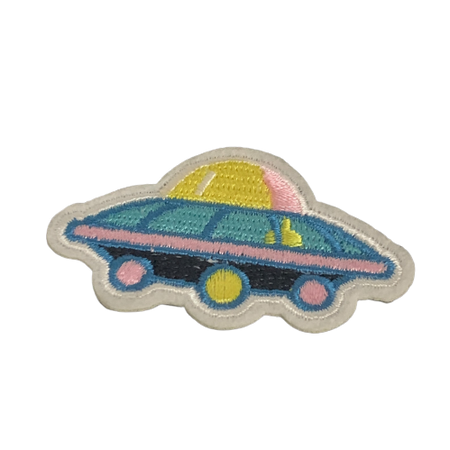 UFO Patch Galaxy Space Patches Iron On Patch Embroidered Patch Patches For Hats Sew On Patches
