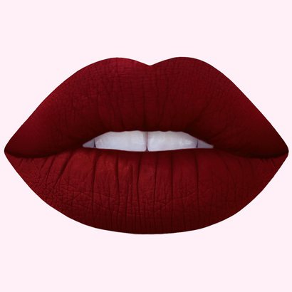 classic red lip