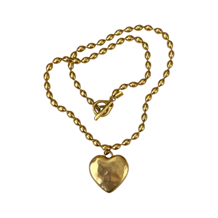 Cara Gold Heart Necklace | sccollection | Wolf & Badger