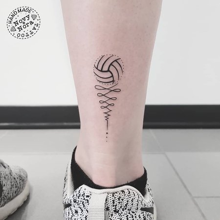 Volleyball Tattoo | ShopLook