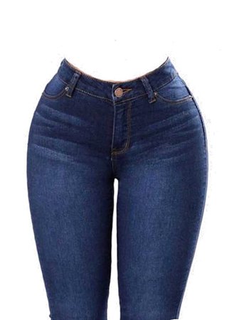 fashion nova dark wash blue jeans