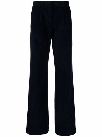 Shop Semicouture corduroy wide-leg trousers with Express Delivery - FARFETCH
