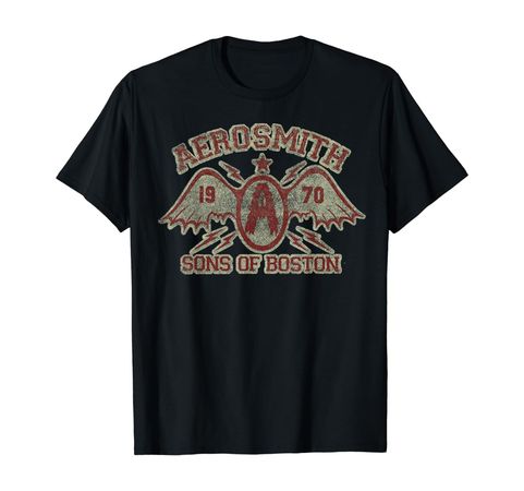Amazon.com: Aerosmith - Sons of Boston T-Shirt : Clothing, Shoes & Jewelry