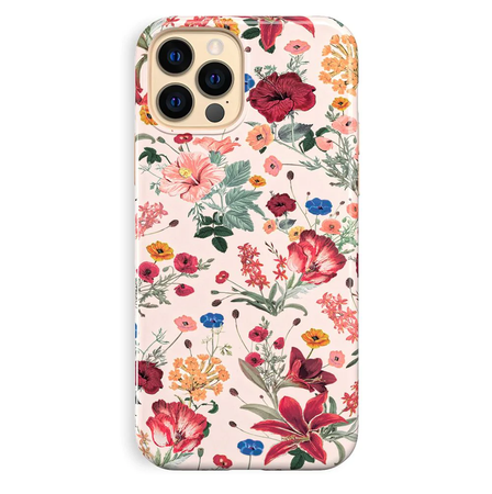 Nude Vintage Floral iPhone Case