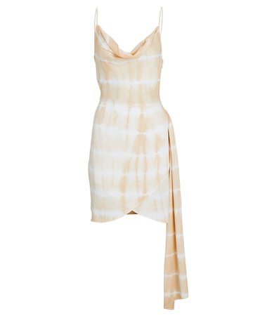 Saylor Mykonos Tie-Dye Mini Slip Dress | INTERMIX®