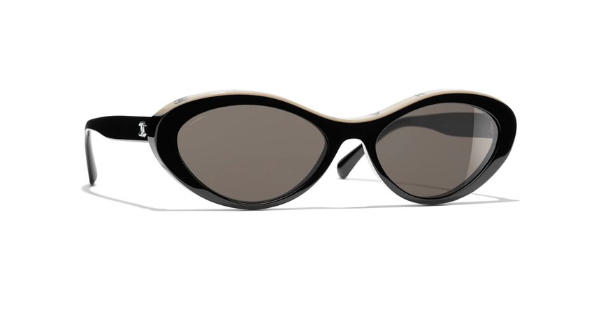 CHANEL Oval Sunglasses