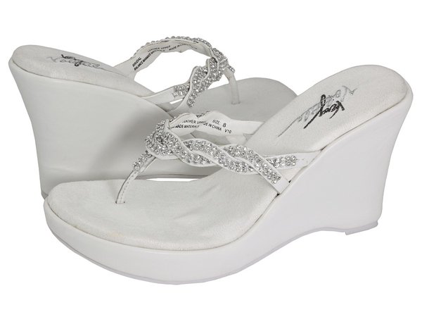 VOLATILE - Bridal (White) Women's Wedge Shoes