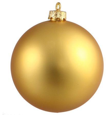 Matte UV Resistant Drilled Shatterproof Christmas Ball Ornament - Contemporary - Christmas Ornaments - by Vickerman Company