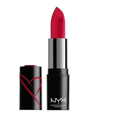 Amazon.com : NYX PROFESSIONAL MAKEUP Shout Loud Satin Lipstick, Infused With Shea Butter - The Best (True Red) : Beauty & Personal Care