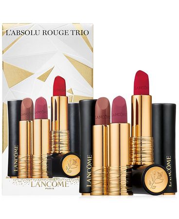 Lancôme 3-Pc. L'Absolu Rouge Lipstick Set & Reviews - Lancôme - Beauty - Macy's