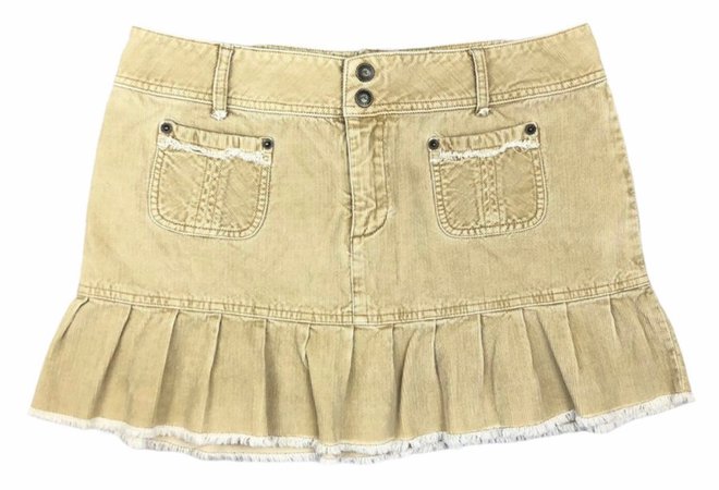 beige corduroy skirt
