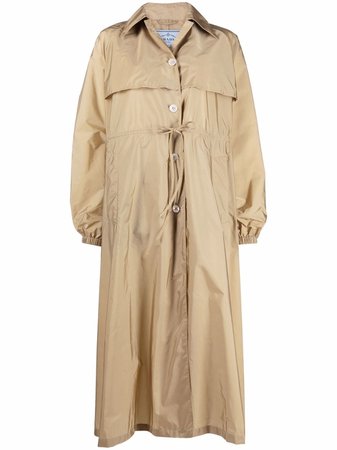 Prada single-breasted trench coat - FARFETCH