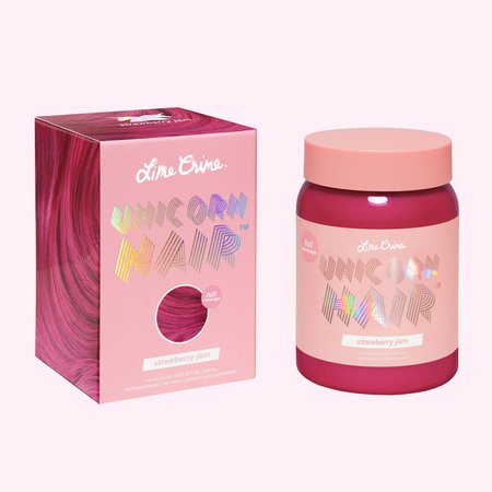 Strawberry Jam: Dusty Pink Vegan Semi-Permanent Hair Dye - Lime Crime