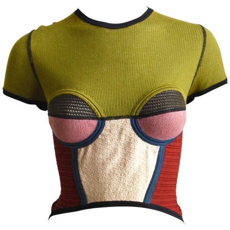 Jean Paul Gaultier knit top