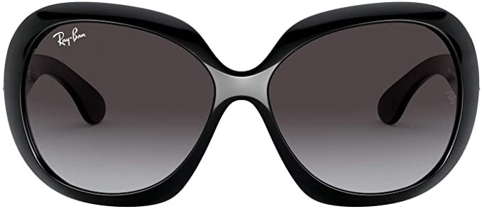 Amazon.com: Ray-Ban Women's RB4098 Jackie Ohh II Butterfly Sunglasses, Black/Grey Gradient, 60 mm: Ray-Ban: Shoes