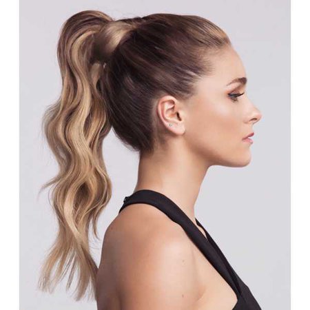 Textured Waves + High Ponytail - Behindthechair.com