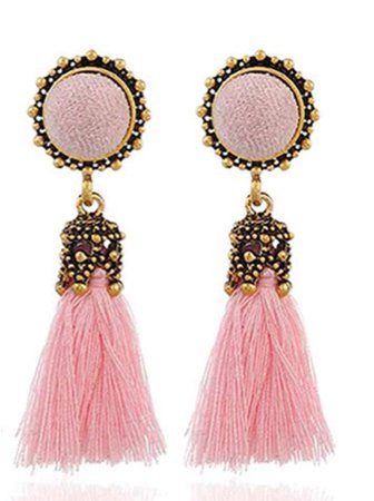 mauve tassel earrings Amazon