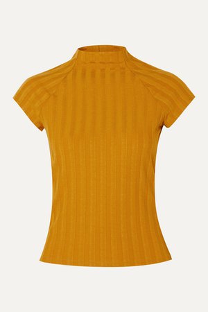 Reformation | Giselle ribbed stretch-Tencel top | NET-A-PORTER.COM