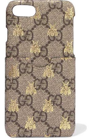 Gucci | Printed coated-canvas iPhone 7 case | NET-A-PORTER.COM
