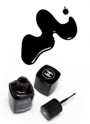 Chanel black nail