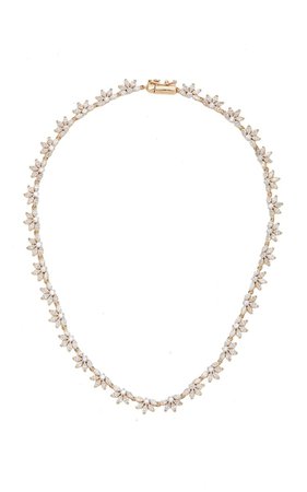 Grace Riviera 14k Gold Diamond Necklace By Adina Reyter | Moda Operandi