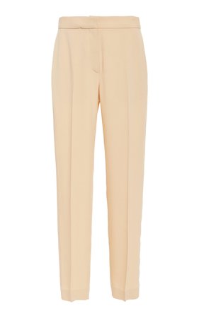 Rosetta Getty Cropped Crepe Tapered Pants Size: 4