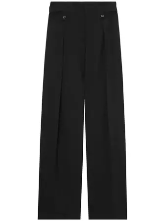 Low Classic high-waisted Wool Tailored Trousers pants - Farfetch