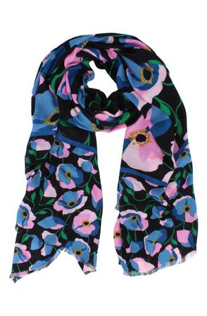 kate spade new york boldly poppy oblong scarf | Nordstrom