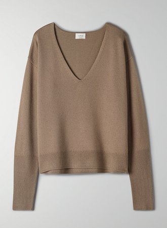 Wilfred CYPRIE V-NECK SWEATER | Aritzia US