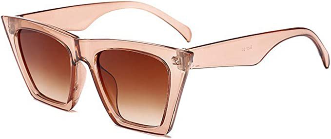 Amazon.com: Square Cat Eye Sunglasses for Women Fashion Retro Classic Cateye Sunglasses UV400 Protection Black : Clothing, Shoes & Jewelry