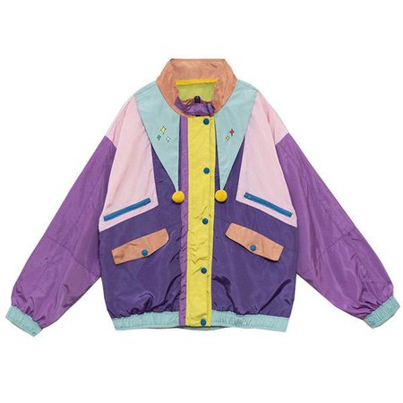 80's Kid Color Block Jacket