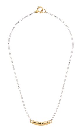 18k Gold Diamond Braille 'amore' Necklace By Milamore