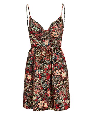 A.L.C Dani Floral Cotton Mini Dress | INTERMIX®
