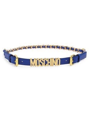 MOSCHINO Logo Chain Belt