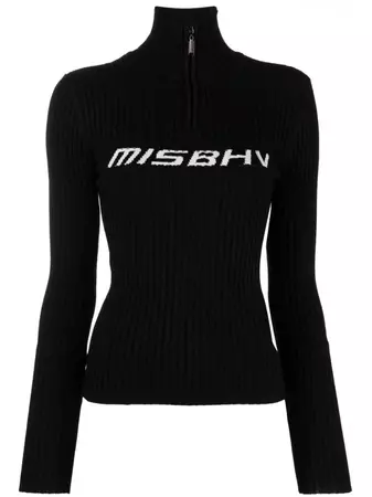 MISBHV Black Ski Logo Knitted Sweater | Browns