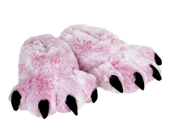 Pink Tiger Paw Slippers | Pink Tiger Slippers