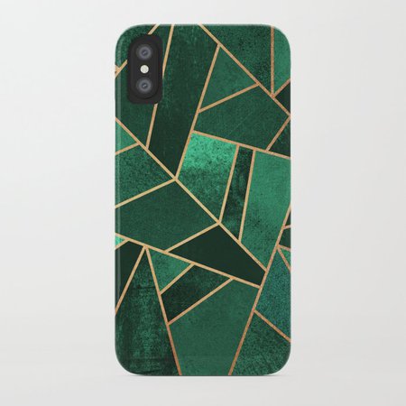 Emerald and Copper iPhone Case by elisabethfredriksson | Society6