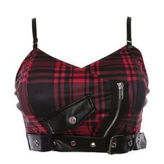 Vintage Tripp NYC Black & Red Plaid Pleated Mini Skirt with Studs Grommets & Chains XS | Fashion, Plaid pleated mini skirt, Gothic outfits