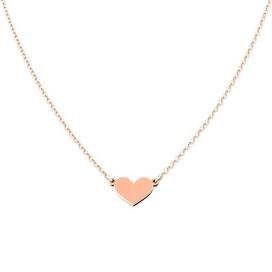 small rose gold necklace - Google Search