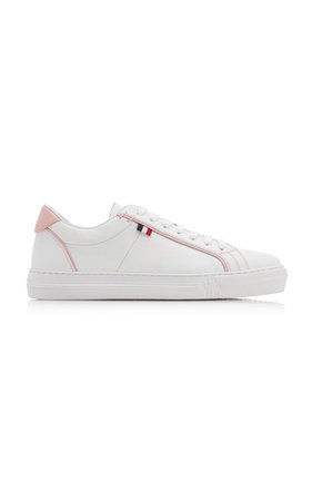 Moncler Alodie Leather Low-Top Sneakers