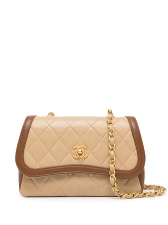 Chanel Pre-Owned 1990 diamond quilted shoulder bag - FARFETCH