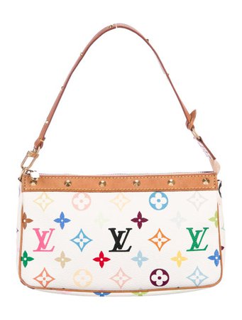 Louis Vuitton 2019 pre-owned Monogram Denim Patchwork Triple Pochette  Accessoires Handbag - Farfetch