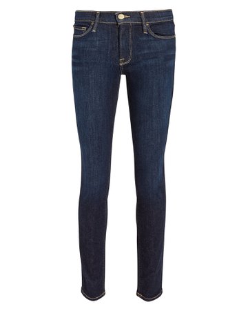 FRAME Le Skinny Mid-Rise Queens Way Jeans | INTERMIX®