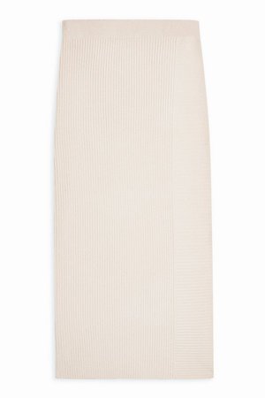Stone Ribbed Knitted Skirt | Topshop