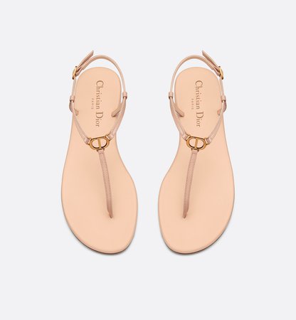 Dior Signature lambskin sandal - Shoes - Women's Fashion | DIOR