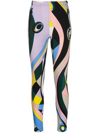 Emilio Pucci Abstract Print slim-fit Track Pants - Farfetch
