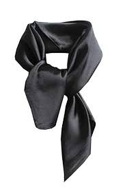 black scarve silk
