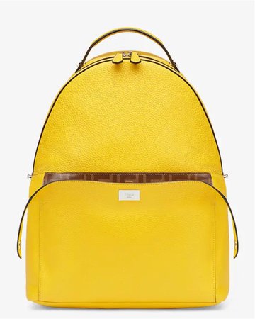 yellow fendi backpack